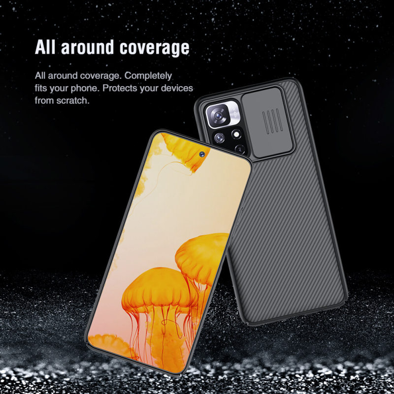 کاور گوشی شیائومی Poco M4 Pro 5G نیلکین مدل Camshield  - Nillkin Camshield Cover For Poco M4 Pro 5G